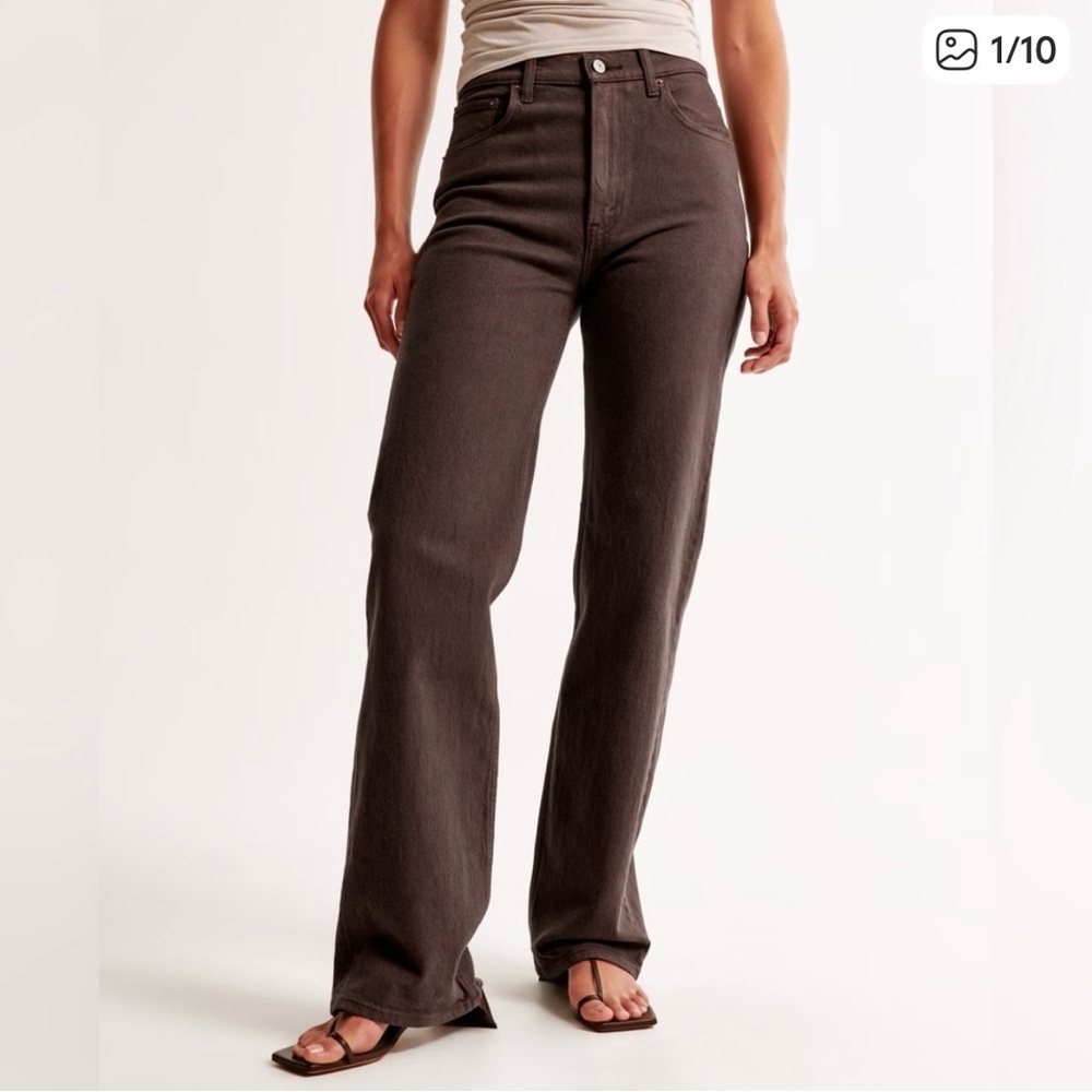 Abercrombie Women's Curve Love High Rise 90s Relaxed Jean